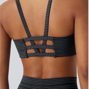 Halara ‘Steel Striped’ Sports Bra